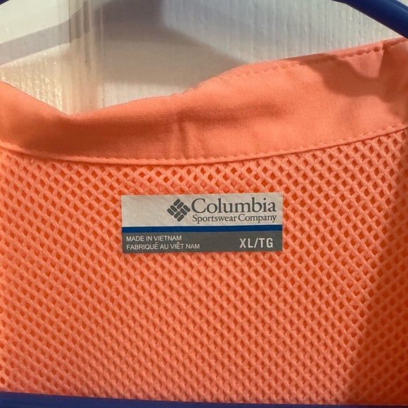 Columbia Coral Button-Up Shirt Hiking Sun protection - Picture 3 of 4